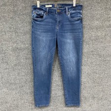Kut from the Kloth Katy Ankle Straight Leg Jeans Medium Wash Size 6 KP0594MC1R