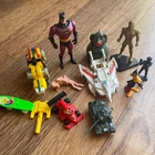 Lot of vintage toys Bandai DC Voltron Looney Tunes Batman Superman bulk bundle