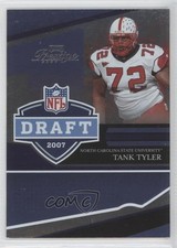 2007 Playoff Prestige NFL Draft Foil 13/100 Tank Tyler #NFLD-33 0l1