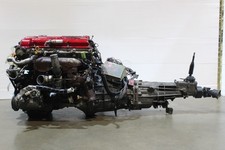 JDM NISSAN S13 SR20DET 2.0L 4CYL RED TOP MOTOR & 5SPEED TRANS & WIRING/ECU