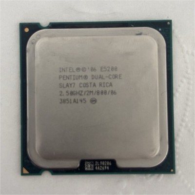 Intel Pentium Dual-Core E5200 2.50GHz 2-Core LGA 775 CPU Processor SLA7Y