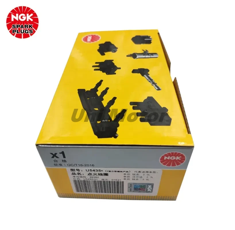 Bobina de encendido NGK de 4 piezas OEM 90919A2002 para Toyota Sienna Camry Highlander 3,5 L Foto 3 de 4