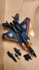 Vintage Transformers G1 Decepticon Seeker Jet Thundercracker 1985 with missiles