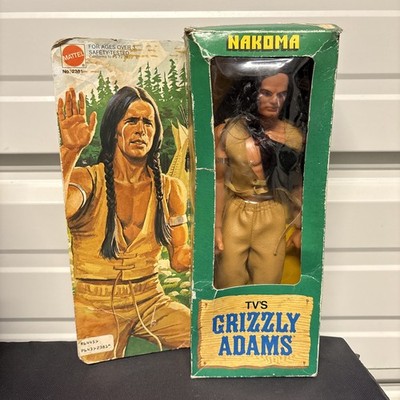 Vintage Nakoma Indian Action Figure Grizzly Adams TV Show Complete Mattel 1978