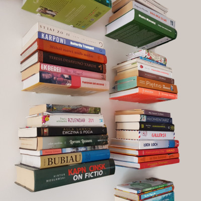 Unsichtbare versteckte schwimmende Metall Bücherregal Wandmontage Aufbewahrung Buchanzeige.
