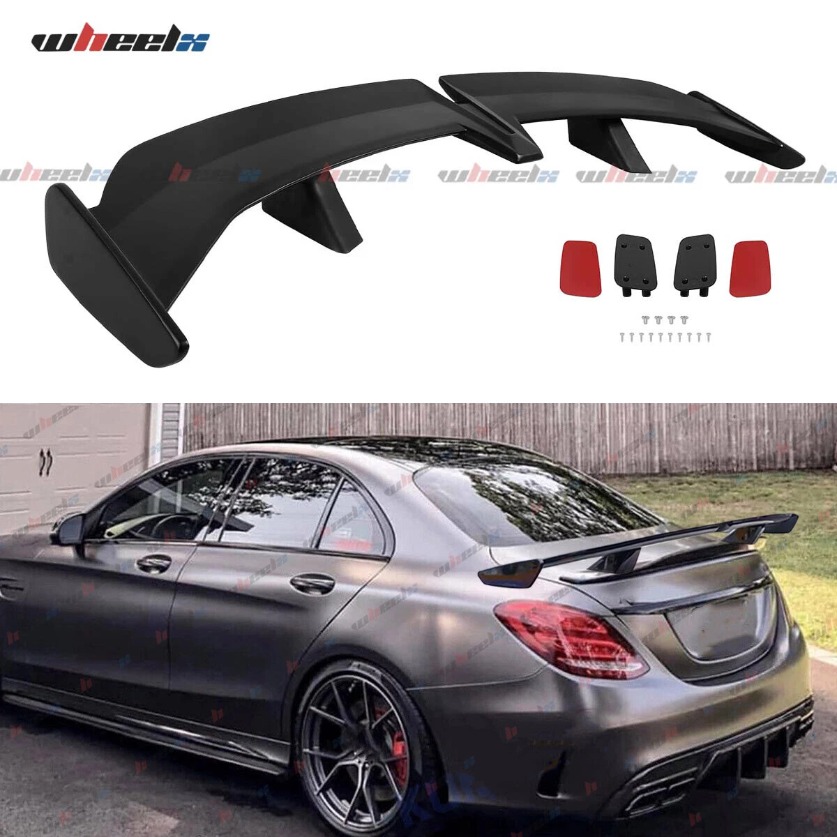 Alerón Trasero Para Mercedes Clase C W206 (2021-2023) - ABS, Negro, Para Techo/Maletero