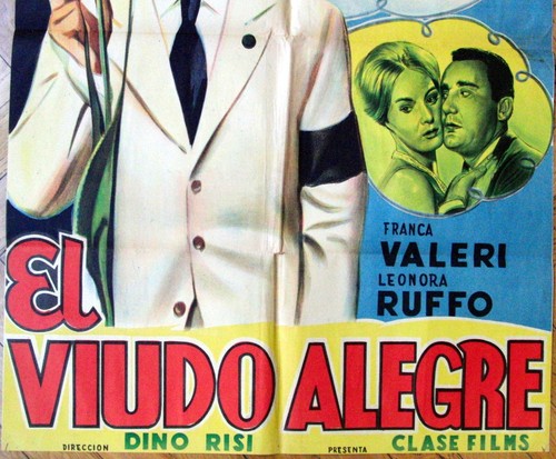 1959 ALBERTO SORDI IL Vedovo 1SH MOVIE POSTER Rare ED. El Viudo Alegre - Picture 2 of 4