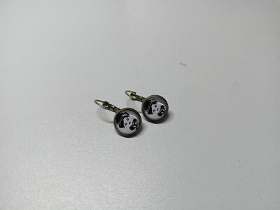 Ohrhänger Ohrringe Ohrschmuck  Charlie Chaplin Resign und Metall