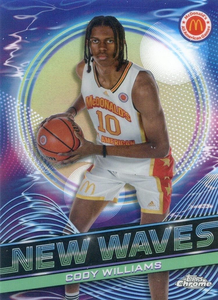 2023 Topps Chrome McDonald's All-American CODY WILLIAMS NW-8
