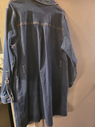 WOMENS PRE-OWNED ELOQUII JEANS DRESS SIZE 18 - Picture 8 of 10