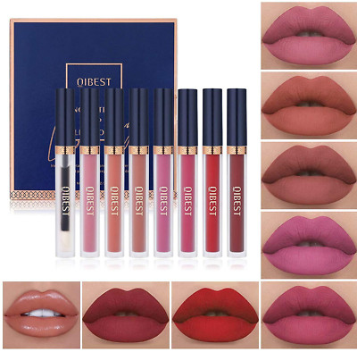 Labiales mate larga duracion set maquillaje juego pintalabios lapices + plumper