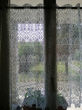 TENDINA A VETRO IN  MACRAMÈ HCM90 LARGHEZZA COMPONIBILE CON MODULI DA CM 7.8 