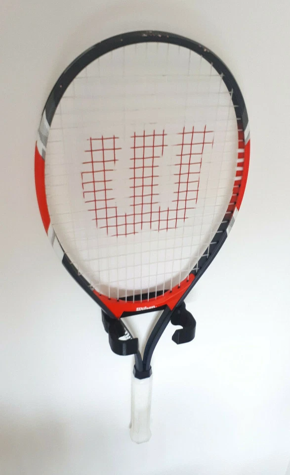 SQUASH TENNIS RACKET WALL MOUNT STORAGE HOLDER HANGER RACK - Image 4 of 4