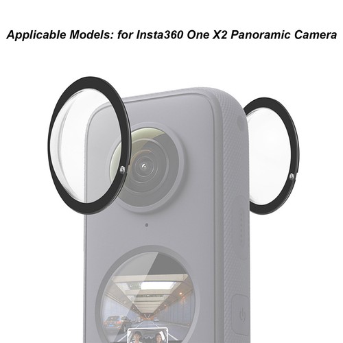 PULUZ Osłona ochronna obiektywu Ochraniacze soczewki do Insta360 ONE X2 Panoramiczne - Zdjęcie 9 z 12