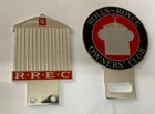 Car Badges-Rollys Royce badges set of 2pcs car grill badge emblem automoblia