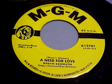 Marvin  Rainwater - 1958 Rock & Roll - EX/NM VINYL & EX AUDIO - A Need For Love