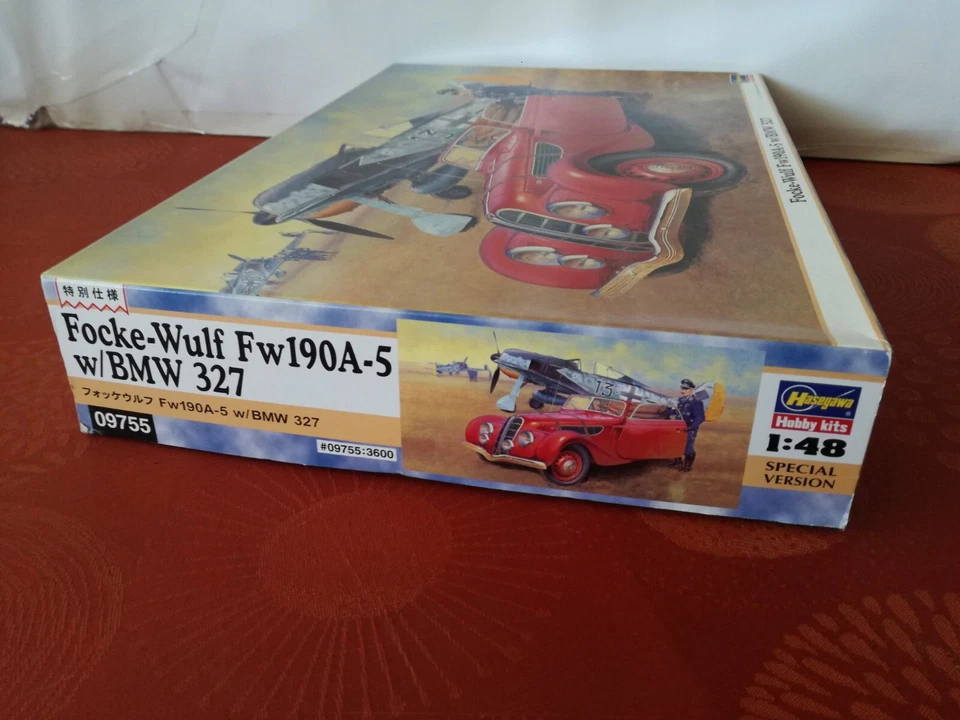 ✅KIT 1/48 Hasegawa 09755 Focke-Wulf Fw190A-5 w/BMW 327 - come nuovo - Immagine 2 di 4
