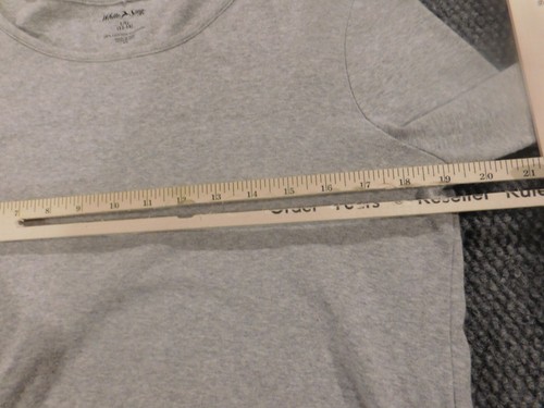 White Stag Womens Shirt Large Gray pullover stretch - Picture 6 of 11