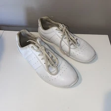 Yingrui Size 7 Cheer Shoes White Cheerleading Athletic Training