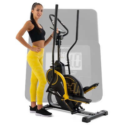 Hop-Sport Cross Stepper für zuhause HS-450B Dynamic Schwarz 2in1 Crosstrainer