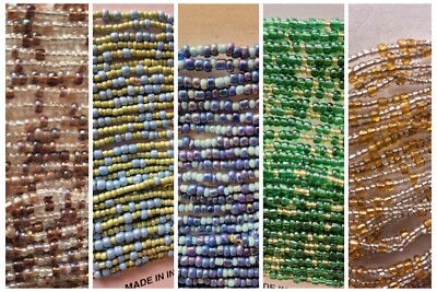 Beaded Wire, 15 Feet Pre-Strung Brass Wire & Glass Seed Bead Shapeable Strand  *