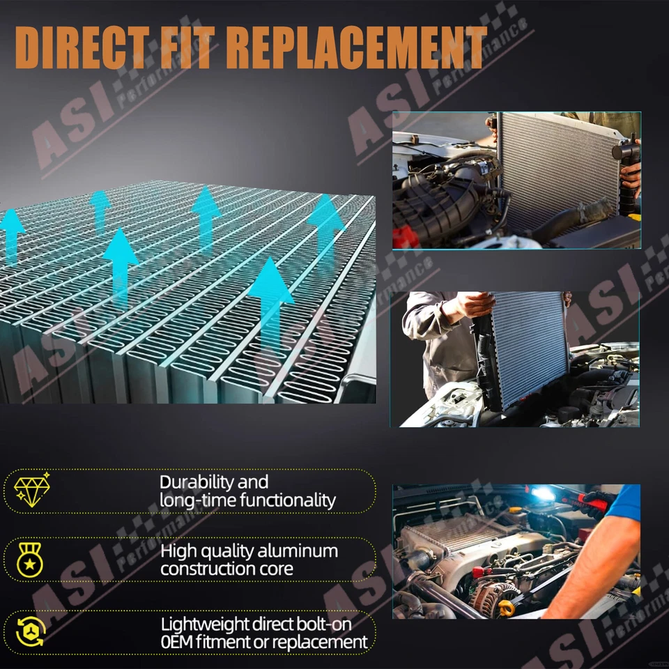 Radiator For 1996-2003 1997 Toyota Townace SBV KR42 KR43R SPACIA SR40 VAN AT/MT - image 3 of 4