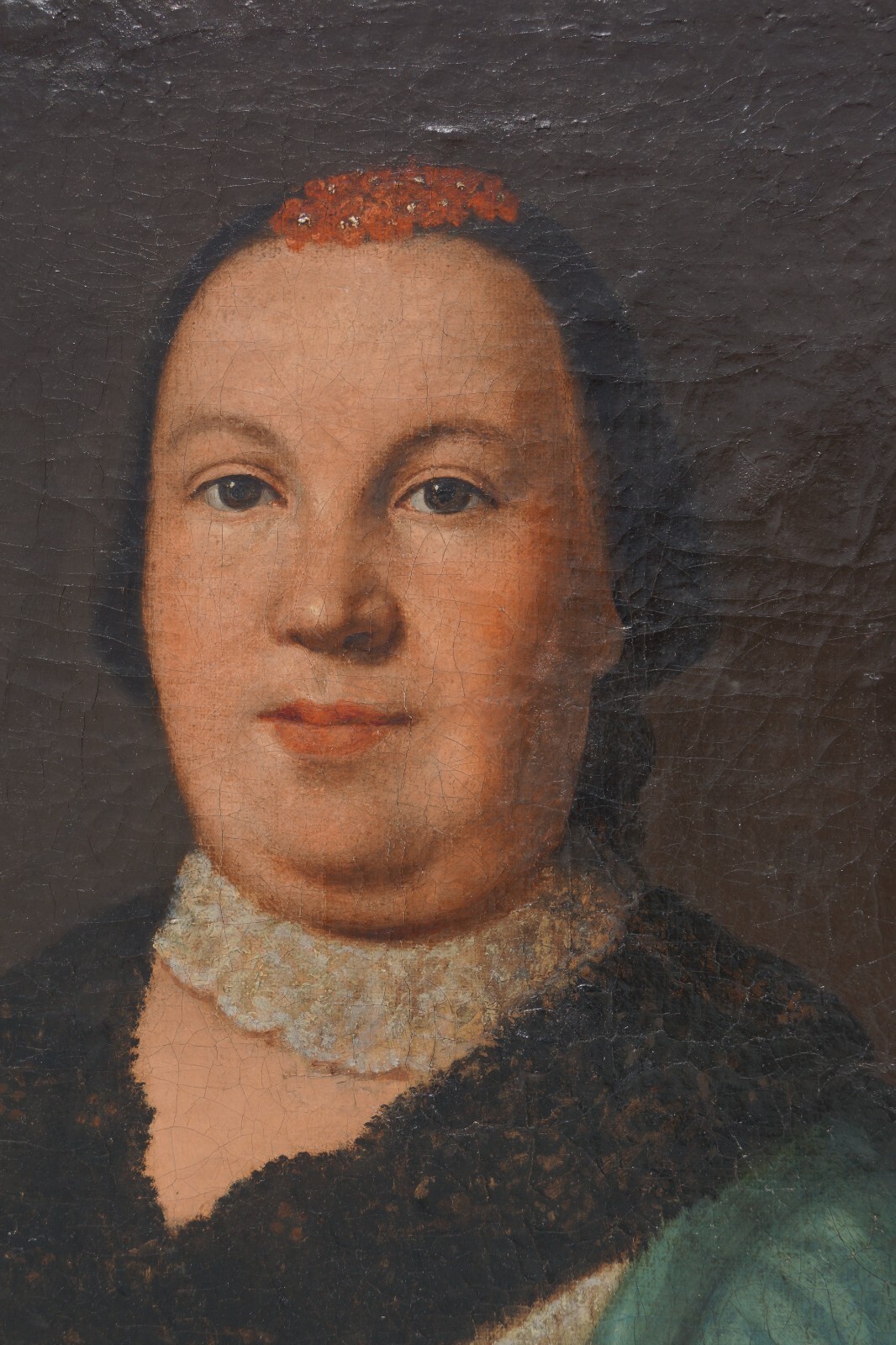 Üppige junge Dame, um 1750, Öl auf Leinen | eBay