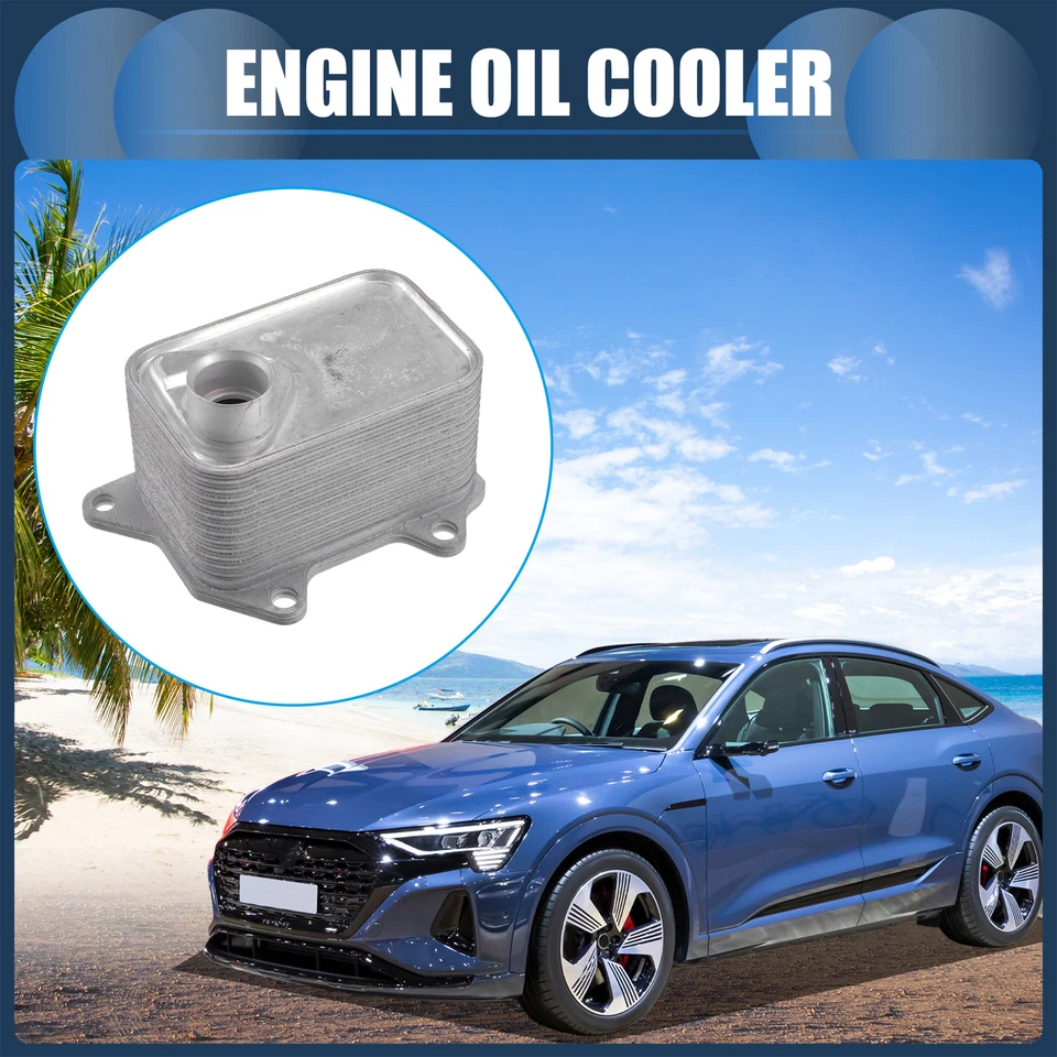 Engine Oil Cooler Transmission Oil Cooler Single Custom for Audi TT 2007-2014 - Image 3 of 4