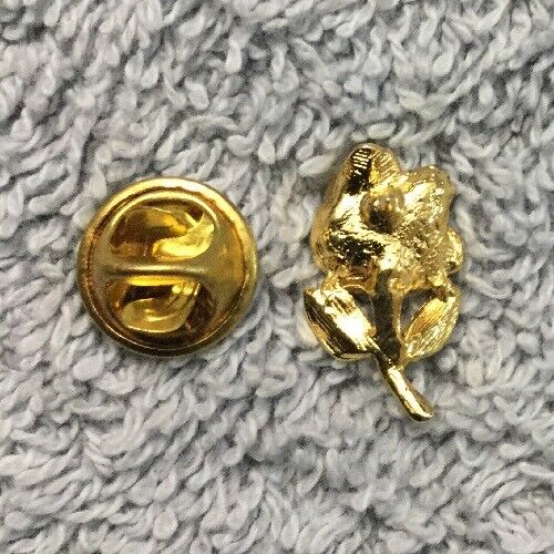 3D Set Gold Rose Flower Blossom Monet Leaf Gift Lapel Pin Brooch Jewelry G4XF - Picture 7 of 7
