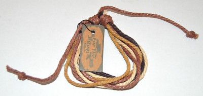 NEU All the Browns schnurgebunden verstellbares Armband Mode Kostüm Schmuck Herren