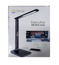 ottlite executive led desk lamp with usb