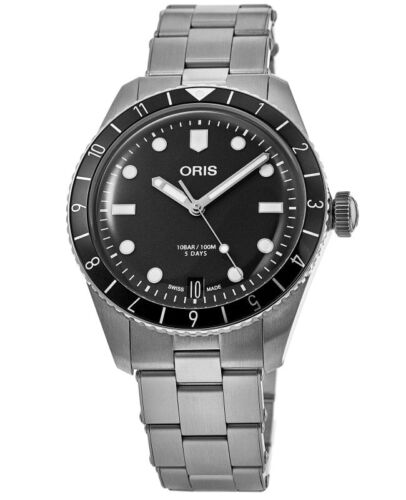 New Oris Divers Sixty-Five Black Dial Men's Watch 01 400 7772 4054-07 8 20 18 - Picture 1 of 3