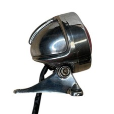 Produktbild - Motorrad Rücklicht Alu LED im Klassik Retro Style E geprüft Winkel einstellbar