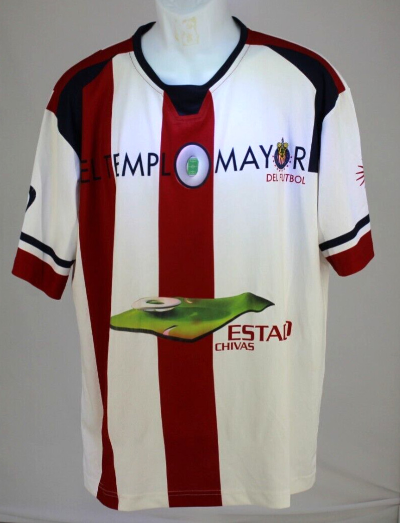 Chivas Jersey Guadalajara JVC Templo Mayor Original De Época Conmemorativa sizeM