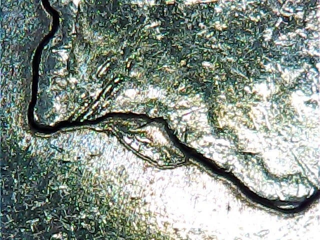 Washington D.C. and U.S. Territories Quarter Error 2009 P Guam Die Chip - Image 2 of 4