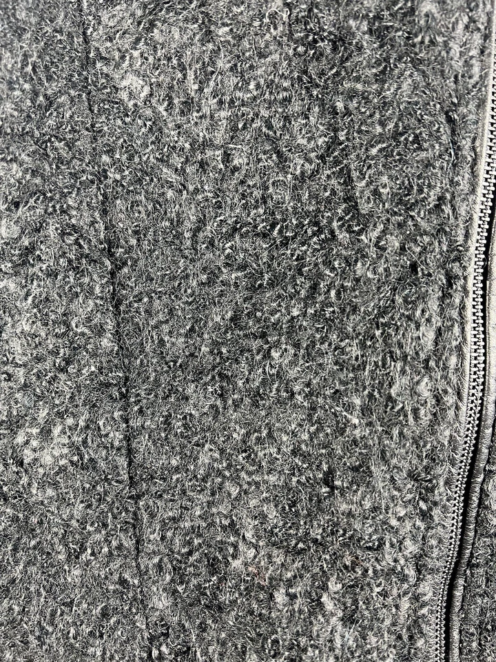 Женская куртка Eileen Fisher Размер Small Suri Шерстяной Жилет Флис На Молнии Зрелый - Изображение 3 из 4