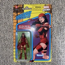 2021 Marvel Legends Retro Collection Elektra 3.75  Action Figure Kenner New
