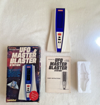 Bambino UFO Master Blaster Station Electronic Computer Game - Box