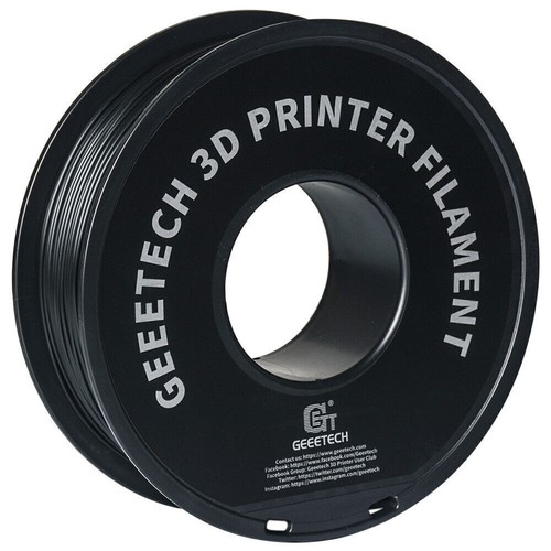Filament d'imprimante 3D Geetech PLA 5 pièces 1,75 mm 1 kg consommables noir - Photo 4/7