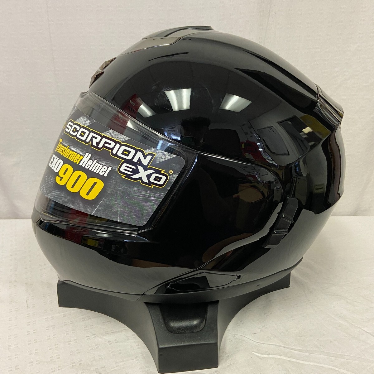 scorpion 900 transformer helmet Scorpion Exo-900 Transformer Black Modular XS Motorcycle Helmet Extra Small  for sale online