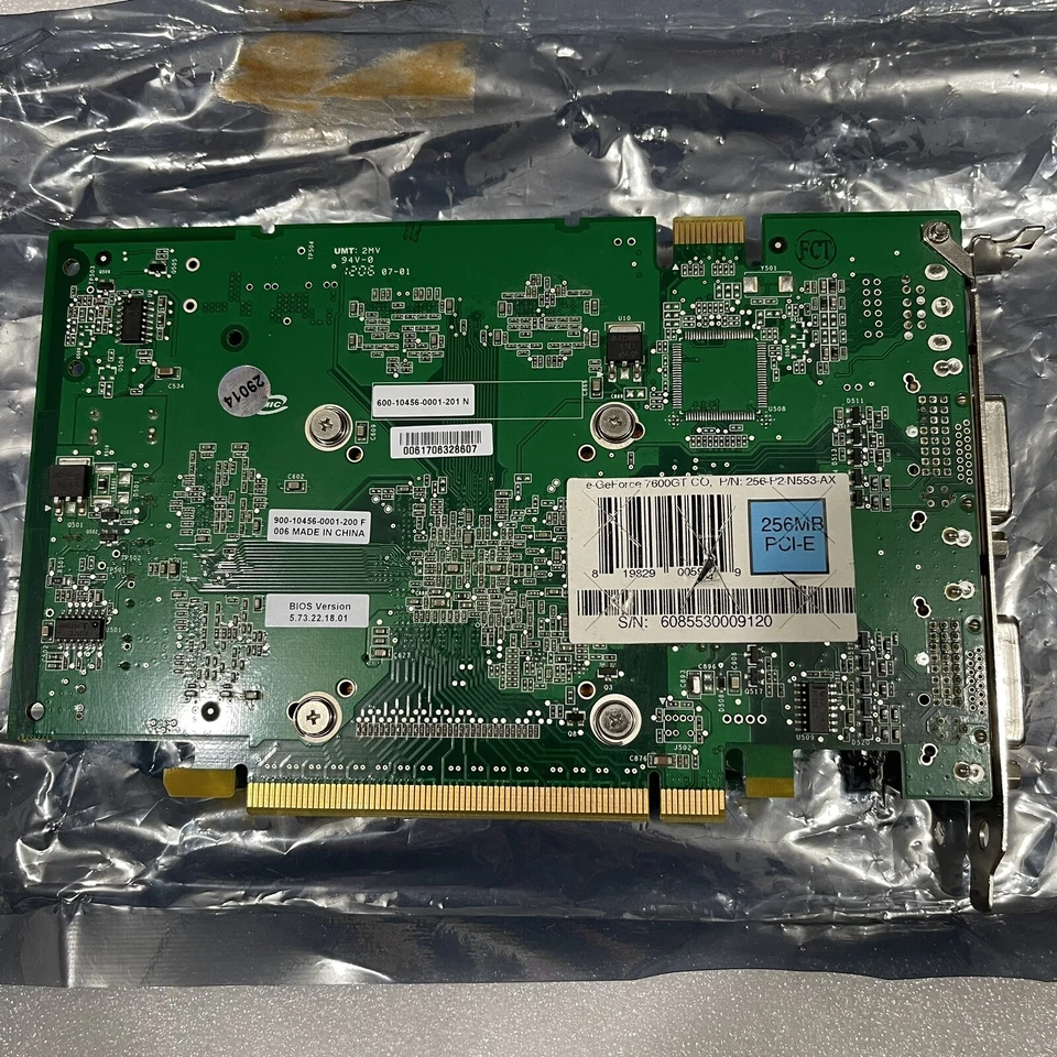 EVGA NVIDIA GeForce 7600 GT VCG7600GXPB 256MB GDDR3 PCI Express Medical Imaging - Image 2 of 4