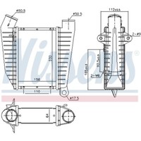 LadeluftküHler LuftgeküHlt Aluminium Passend FüR Opel Omega B Caravan