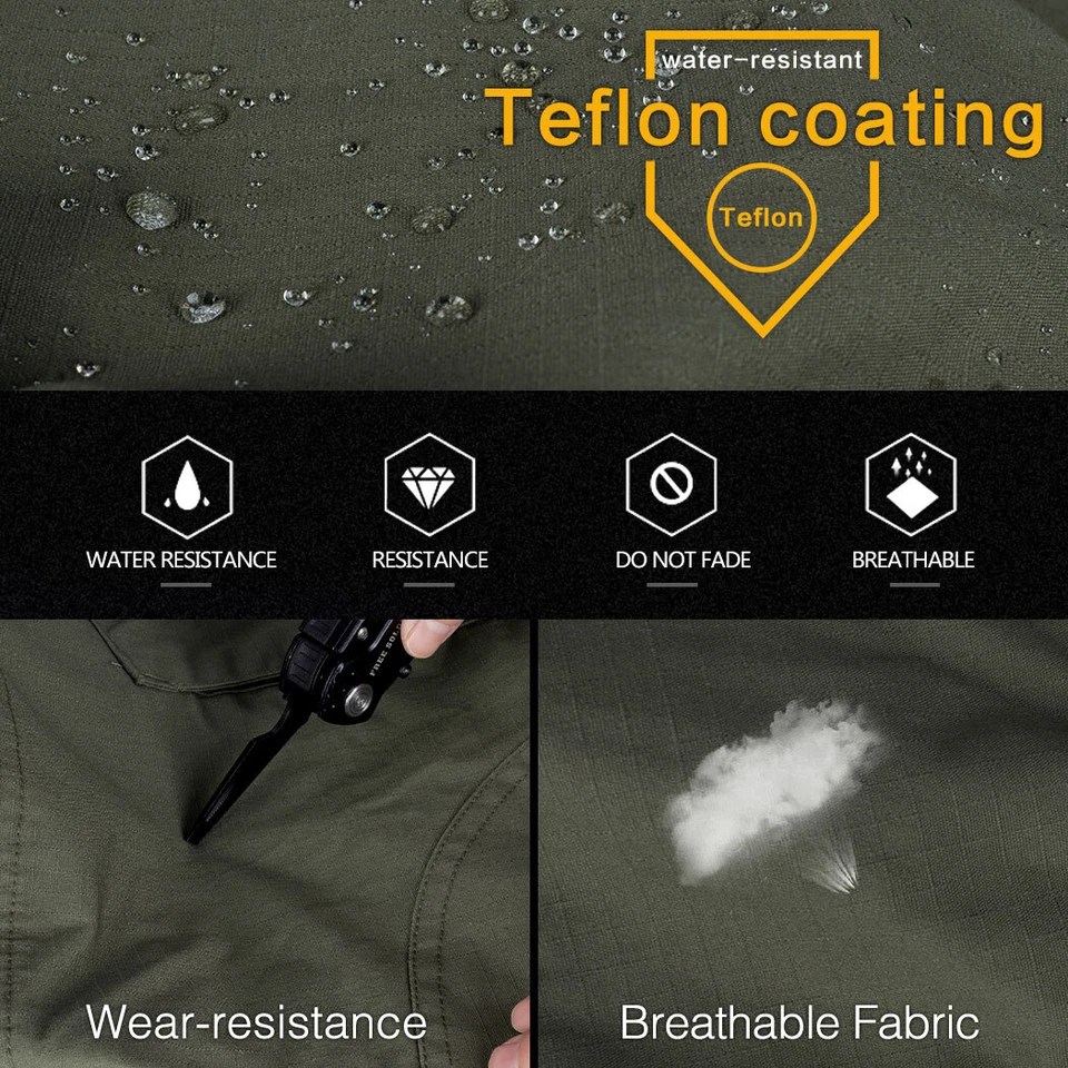 IDOGEAR G3 Combat Uniform Set Shirt & Pants BDU Tactical Clothing Black Hunting - Image 4 of 4