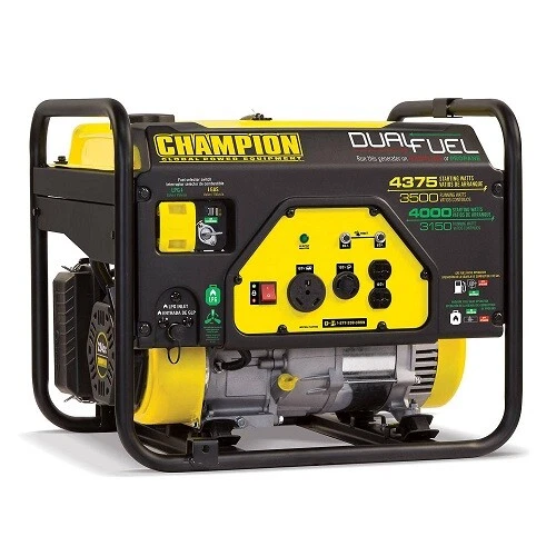 Champion 100401 Power Equipment 3500W / 4375W Dual-Fuel Generator