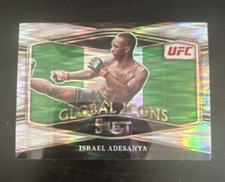 Panini 2022 Select UFC Global Icons Israel Adesanya #19 Insert MMA Trading Card