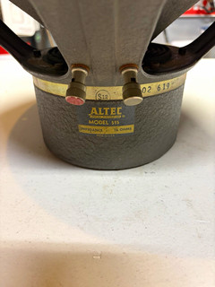Altec Lansing Model 515. 16 Ohm Vintage Speaker. 1960s