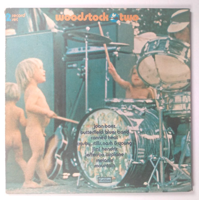 Woodstock Two - Three Days Of Peace And Music 2LP 1971 Tri- Fold (VG)