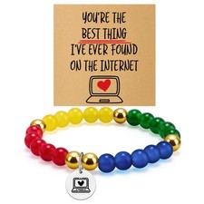 I Love You Bracelet for Her Girlfriend Anniversary Jewelry for Women Romantic Gi