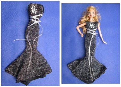 Barbie Clothes ~ ~ 2004 Barbie Collector Capricorn Zodiac Black Gown #562