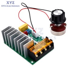 4000W 0-220V AC SCR Electric Voltage Regulator Motor Speed Controller Dimmer